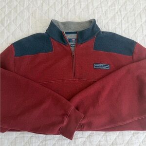 Vineyard Vines Men's Quarter zip shep shirt
